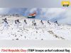 73rd Republic Day: ITBP troops unfurl national flag at 15,000 feet in Ladakh; sing National Anthem