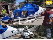Helicopter Makes Emergency Landing in Rudraprayag; Hits Parked Car